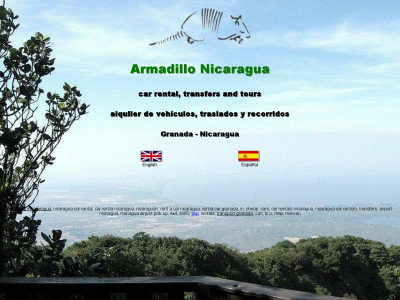 armadillo-nicaragua.com snapshot