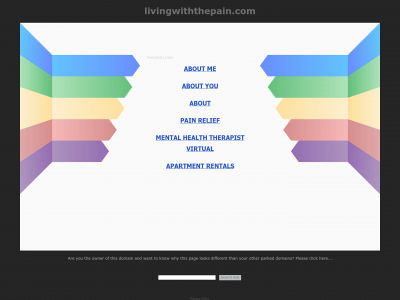 livingwiththepain.com snapshot