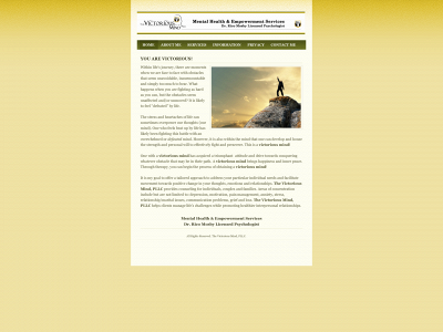 www.thevictoriousmind.com snapshot