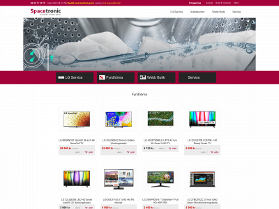 spacetronic.se snapshot