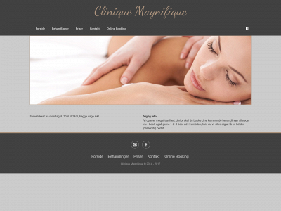 clinique-magnifique.dk snapshot