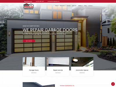 premiumoverheaddoor.com snapshot
