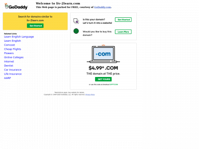 liv-2learn.com snapshot