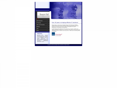 newport-hall.com snapshot