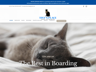 tinysplacecatboarding.com snapshot