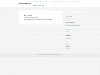 arcturbine.com snapshot