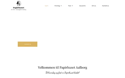 papirhusetaalborg.dk snapshot