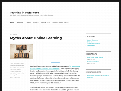 teachingintechpeace.com snapshot