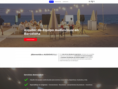 www.audiovis.es snapshot