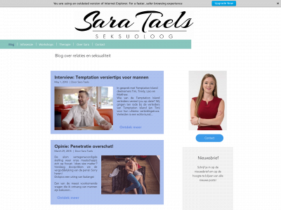 sarataels.com snapshot