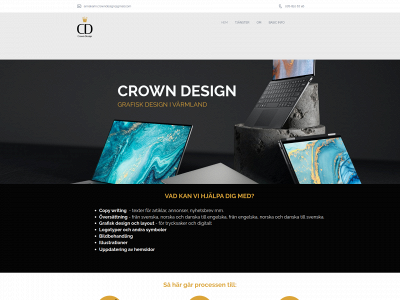 crowngraphicdesign.se snapshot