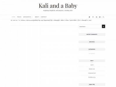 kaliandababy.com snapshot