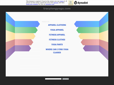 tracylongyoga.com snapshot