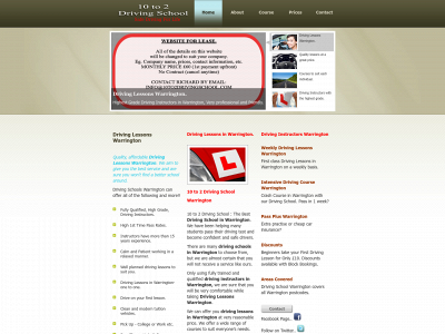 drivinglessonswarrington.org snapshot