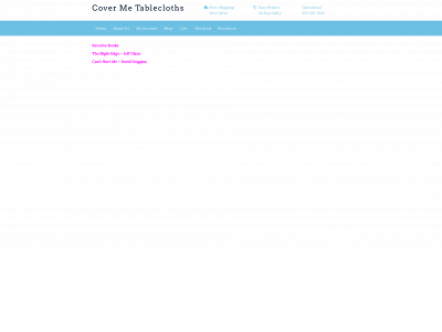 covermetablecloths.com snapshot
