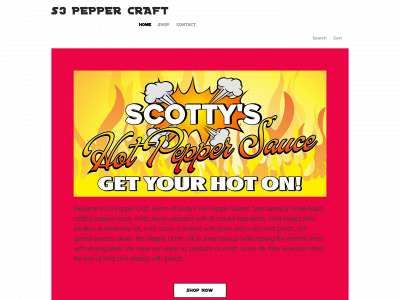 www.s3peppercraft.com snapshot