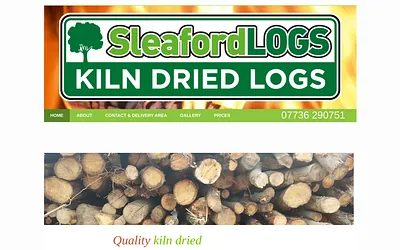 sleafordlogs.co.uk snapshot