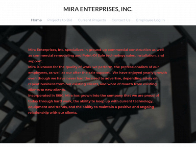www.miraenterprises.net snapshot