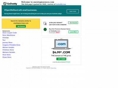 onestepjourneys.com snapshot