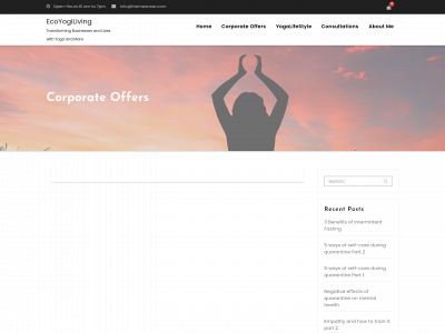ecoyogiliving.com snapshot