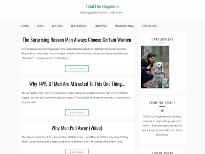 totallifehappiness.com snapshot