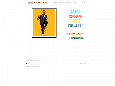 sam-fletcher.com snapshot