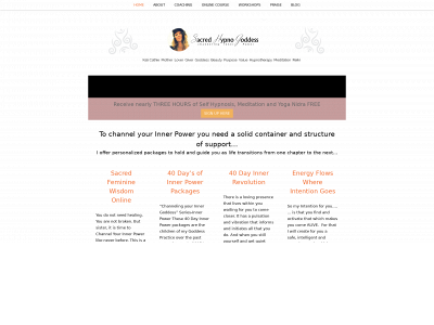 sacredhypnogoddess.com snapshot