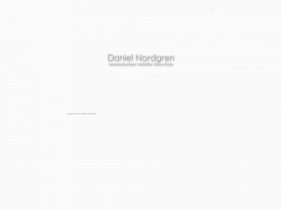 danielnordgren.com snapshot