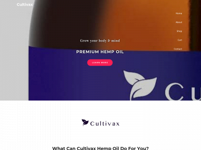 cultivax.org snapshot