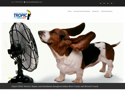 tropicair-heat.com snapshot