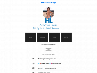 onlyleaksmega.com snapshot