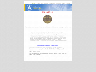 aamauritius.org snapshot