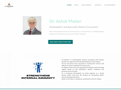www.madanhomeopathy.ch snapshot