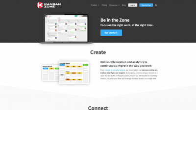 kanbanzone.com snapshot