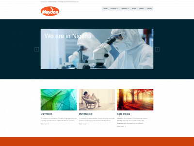 maydonpharmaceuticals.com snapshot