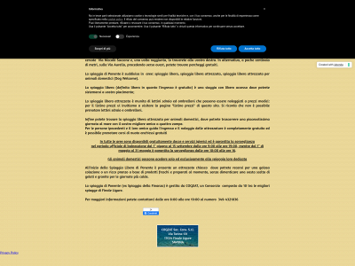 spiaggialiberafinaleligure.it snapshot