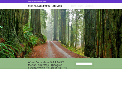 theparacleteshammer.com snapshot
