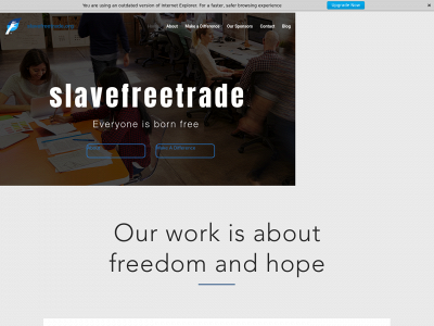 slavefreetrade.org snapshot