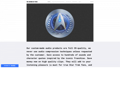 www.thesoundsoftrek.com snapshot