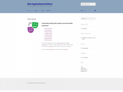 blueorganizational.com snapshot