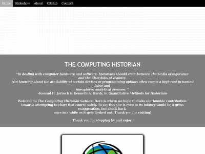 thecomputinghistorian.com snapshot