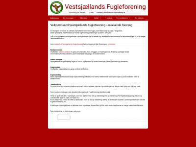 vestsjaellands-fugleforening.dk snapshot