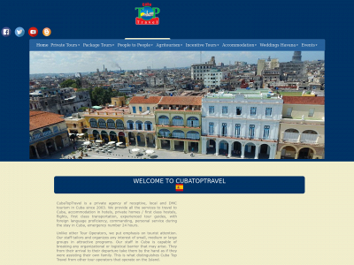 cubatoptravel.com snapshot