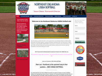 neousssasoftball.com snapshot