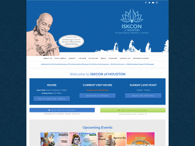 iskconhouston.org snapshot
