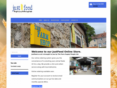 justfeed.co.uk snapshot