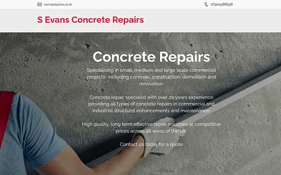 sevansconcreterepairs.co.uk snapshot