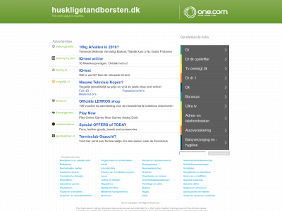 huskligetandborsten.dk snapshot