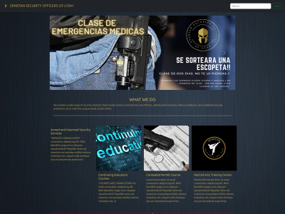 spartansecurityofficersofutah.com snapshot