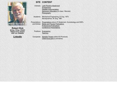 robertdick.ca snapshot